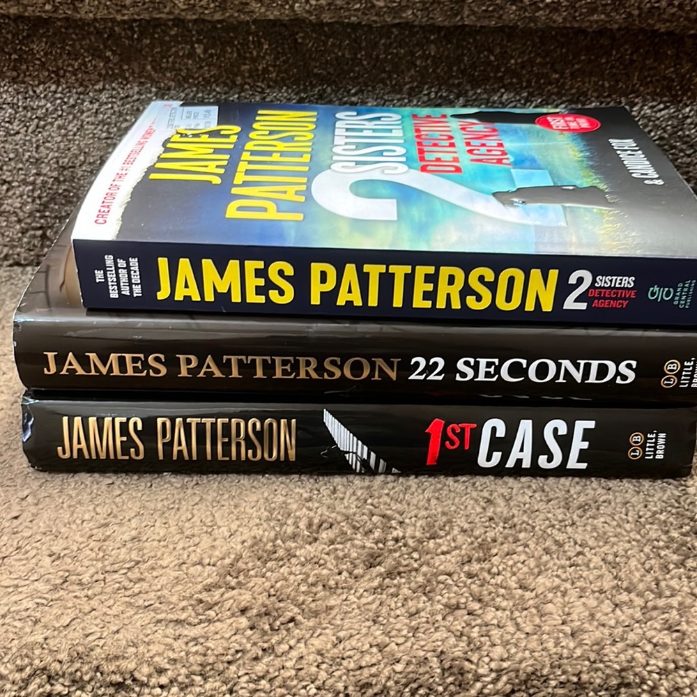 Set of 3 James Patterson Books